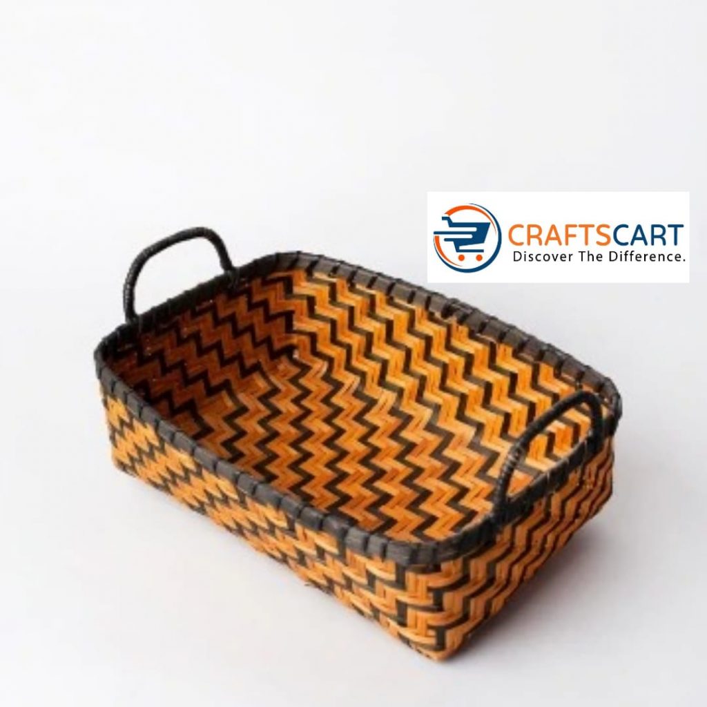 Bamboo tabletop basket URBANO.IN bamboo table top basket
