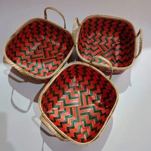 Bamboo Tabletop Baskets