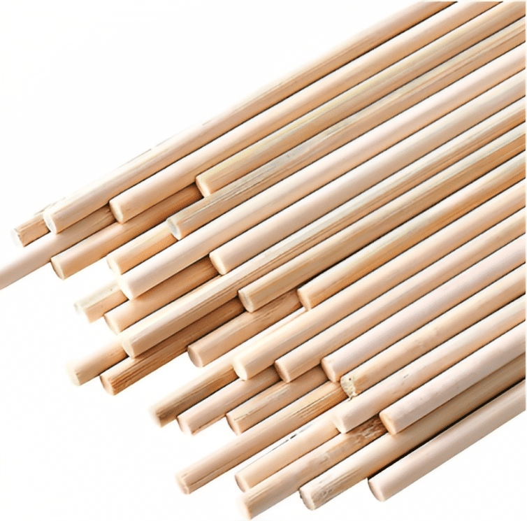 Bamboo Sticks for DIY Crafts 12 pieces